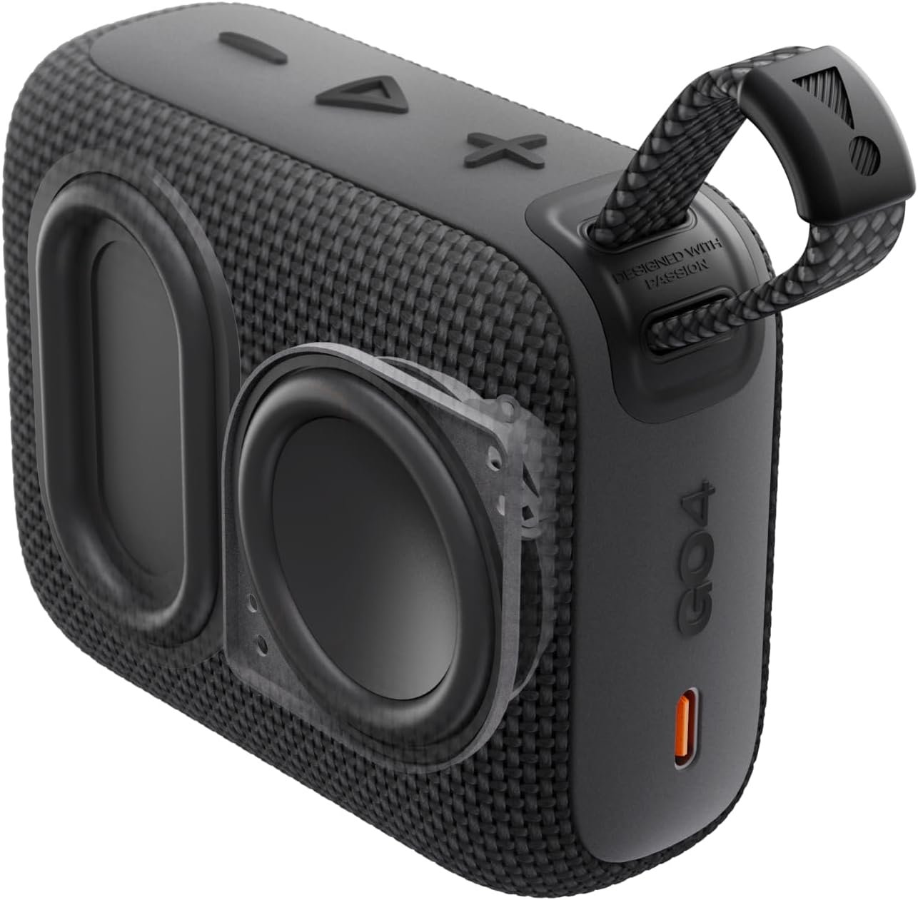 JBL Go 4 - Ultra-Portable, Waterproof and Dustproof Bluetooth Speaker, Big JBL Pro Sound with Punchy bass, 7-Hour Built-in Battery, Made in Part with Recycled Materials (Blue) - Image 5