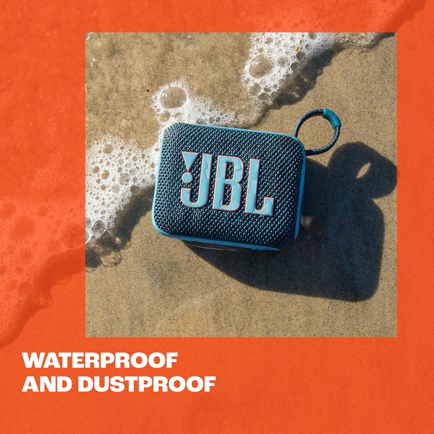 JBL Go 4 - Ultra-Portable, Waterproof and Dustproof Bluetooth Speaker, Big JBL Pro Sound with Punchy bass, 7-Hour Built-in Battery, Made in Part with Recycled Materials (Blue) - Image 8