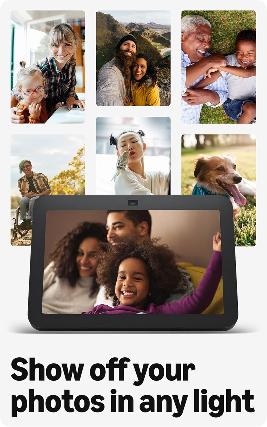 Like-New Amazon Echo Show 8, With Spatial Audio, Smart Home Hub, ideal for open living spaces, Designed for Alexa+, Glacier White - Image 7