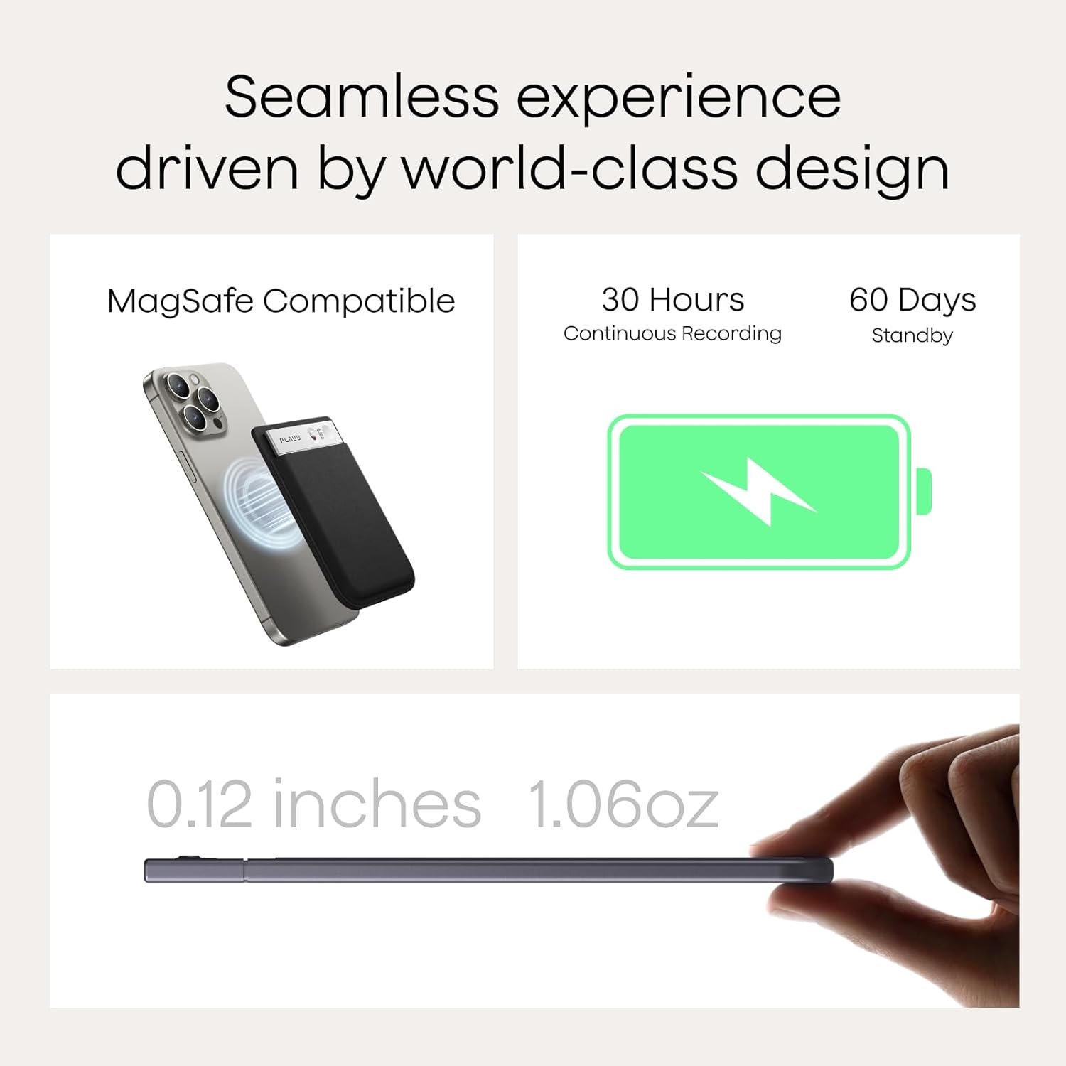 Plaud Note AI Voice Recorder, Voice Recorder w/Case, App Control, AI Transcribe & Summarize, Support 112 Languages, 64GB, Audio Recorder for Lectures, Meetings, Calls, Silver, Non-Pro Version - Image 7