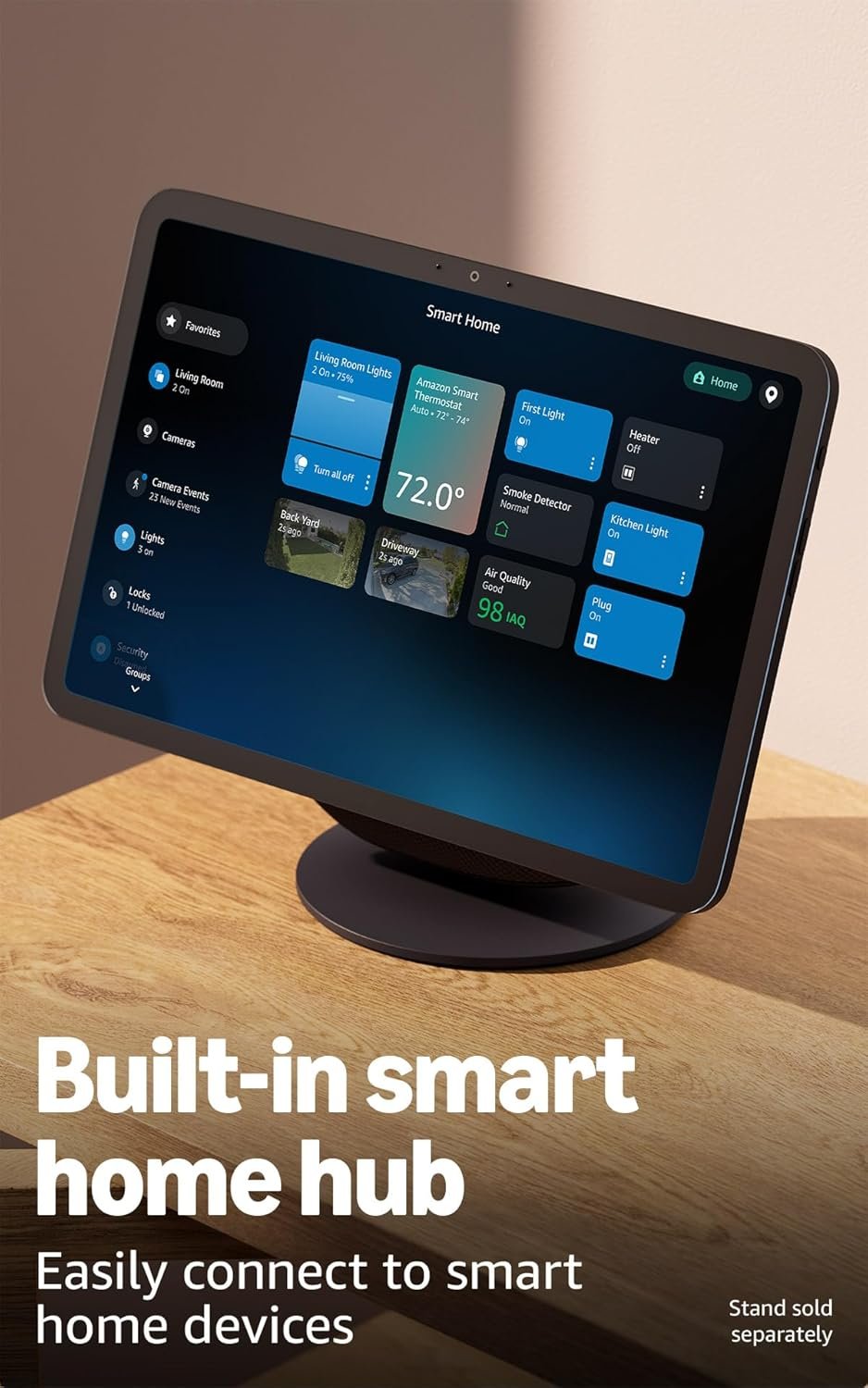 Amazon Echo Show 11 (2025 release) with Amazon Adjustable Stand | Glacier White - Image 5