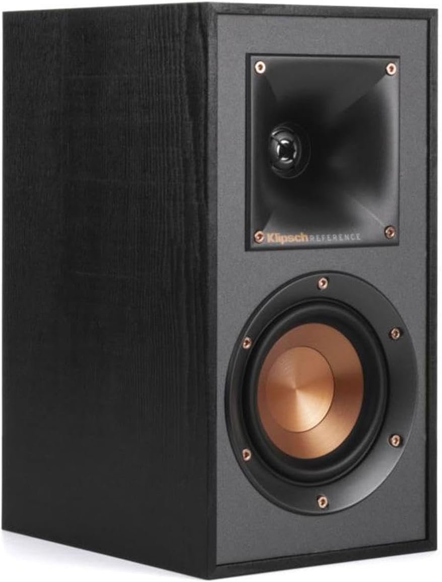Klipsch Reference R-610F 5.0 Home Theater Pack, 2X - Floorstanding Speakers + Pair, 41M Bookshelf, 52C Center Channel Speaker, Black - Image 6