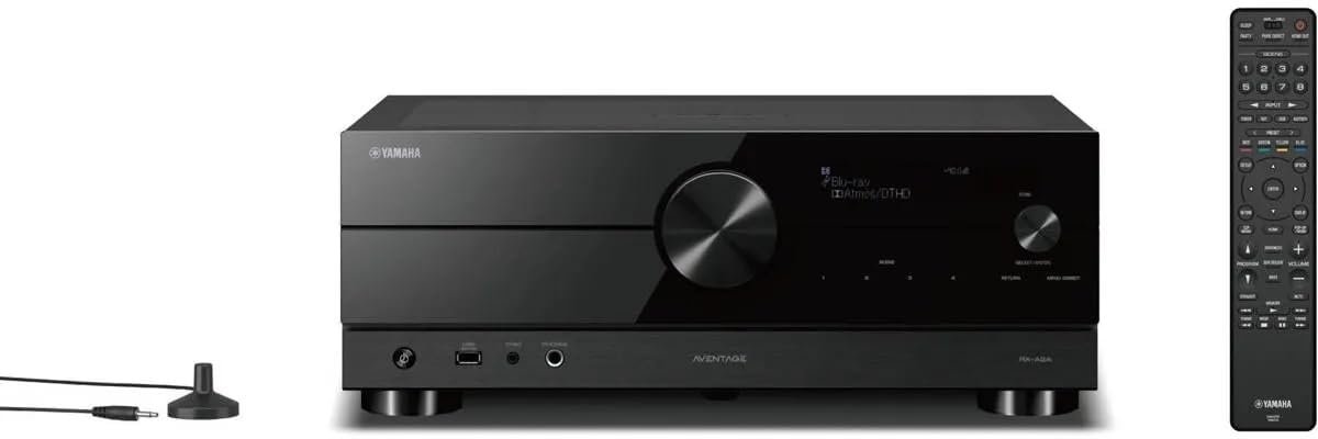 Klipsch Reference 5.2 Home Theater System, Bundle 2X R-625FA Floorstanding 2X R-12SW Subwoofer, R-52C Center, R-41M Bookshelf Speakers, and Yamaha RX-A2AB 7.2-Channel AV Receiver - Image 7