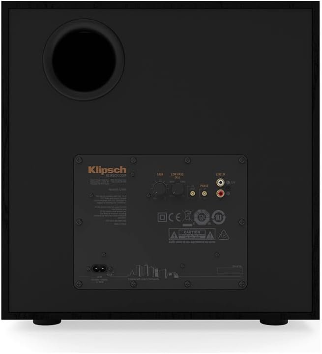 Klipsch Reference Front-Firing Subwoofer with revamped Spun-Copper thermoformed crystalline Polymer woofers - Image 7