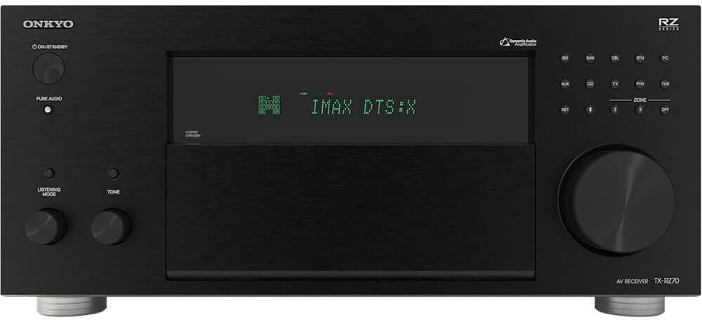Onkyo TX-RZ70 11.2-Channel AV Receiver - 140 Watts Per Channel, Dirac Live Out of Box, Works with Sonos Certified, THX Certified and More