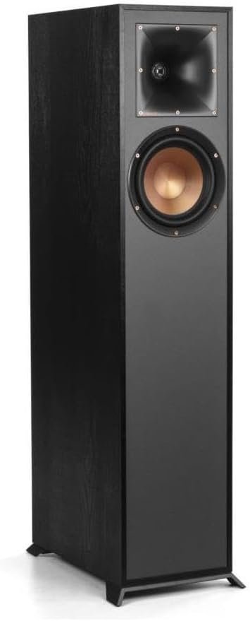 Klipsch Reference R-610F 5.0 Home Theater Pack, 2X - Floorstanding Speakers + Pair, 41M Bookshelf, 52C Center Channel Speaker, Black - Image 2