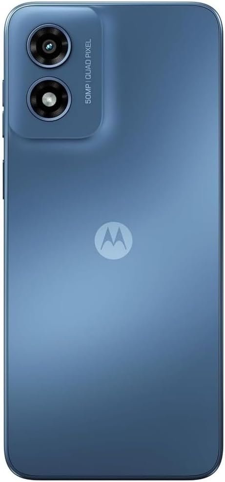 Motorola Moto G Play | 2024 | AT&T Unlocked 4G LTE | 4/64GB | 50 MP Camera | Sapphire Blue (Renewed) - Image 3