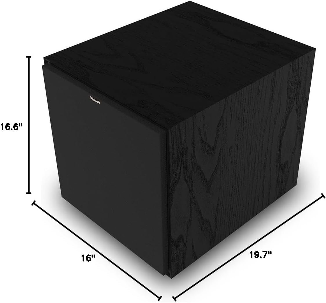 Klipsch Reference Front-Firing Subwoofer with revamped Spun-Copper thermoformed crystalline Polymer woofers - Image 8