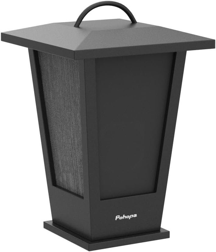pohopa Bluetooth Speakers Waterproof, 2 Packs True Wireless Stereo Sound 20W Dual Pairing Lantern Indoor Outdoor Speakers with 20 Piece LED Lights, Rich Bass, Pinao Black - Image 4