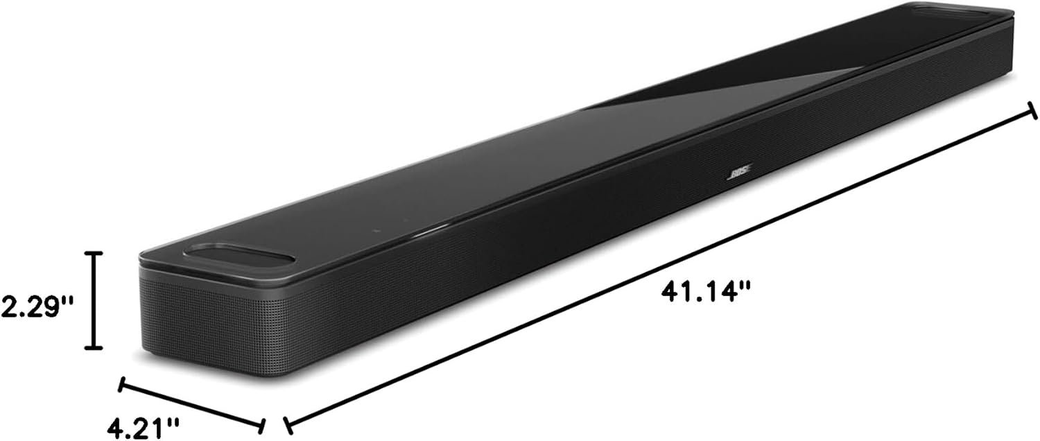 Bose Smart Ultra Dolby Atmos Soundbar, All-in-One Surround Sound System for TV, A.I. Dialogue Mode, Alexa and Google Voice Control, HDMI eARC, Black - Image 7