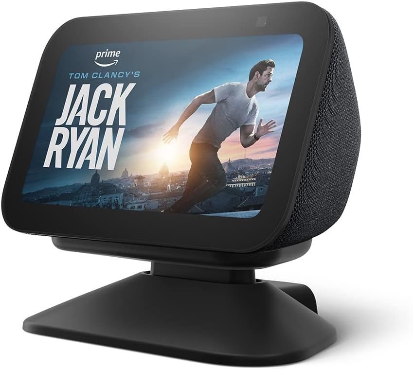 Echo Show 5 (3rd Gen) Adjustable Stand with USB-C Charging Port | Charcoal - Image 2