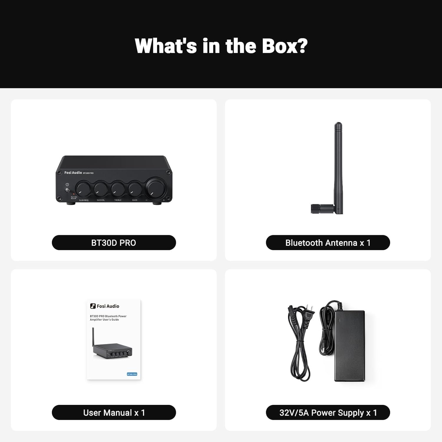 Fosi Audio Bluetooth Subwoofer Amplifier 2.1, BT30D Pro Subwoofer Amp with TPA3255 Chips 165W x2+350W & Bass Treble Control, 2.1 Channel Sub Amplifier for Desktop/Outdoor/Bookshelf Speakers - Image 8