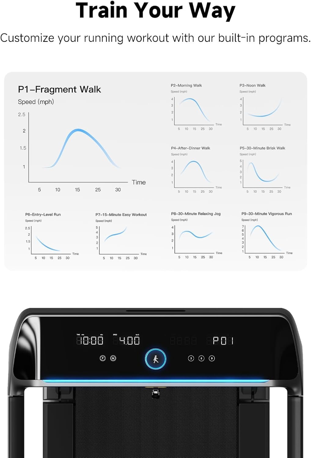 WALKINGPAD X Series Folding Treadmills for Home, Smart Vertical Fold, LED Display, No Assembly - Image 5