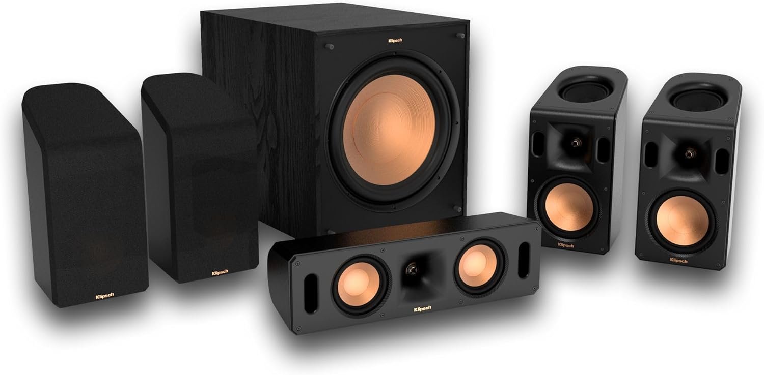 Klipsch Reference Cinema System, Black, Bundle with Onkyo TX-RZ30 170W 9.2-Channel 8K 4K Network AV Receiver - Image 2