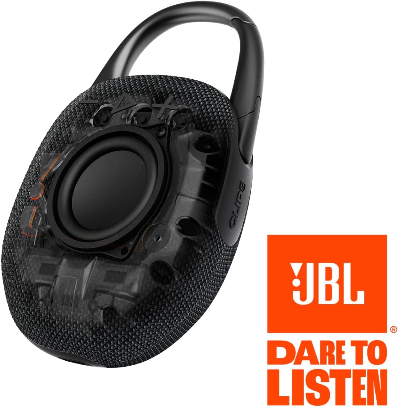 JBL Clip 5 - Ultra-Portable, Waterproof & Dustproof Bluetooth Speaker, Big JBL Pro Sound with Punchy bass, Integrated Carabiner, Up to 12 Hours of Play, Made in Part with Recycled Materials (Black) - Image 7
