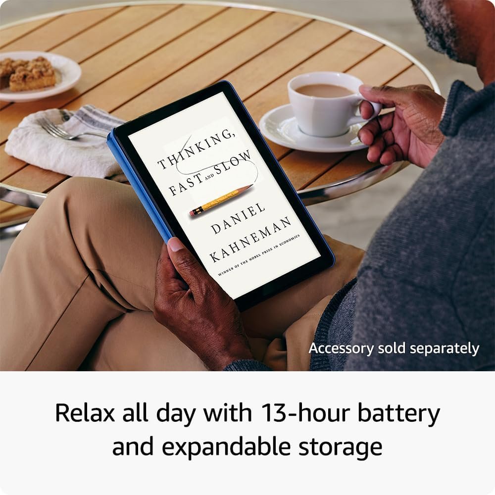 Amazon Fire HD 10 tablet (newest model) built for relaxation, 10.1" vibrant Full HD screen, octa-core processor, 3 GB RAM, 64 GB, Ocean - Image 5
