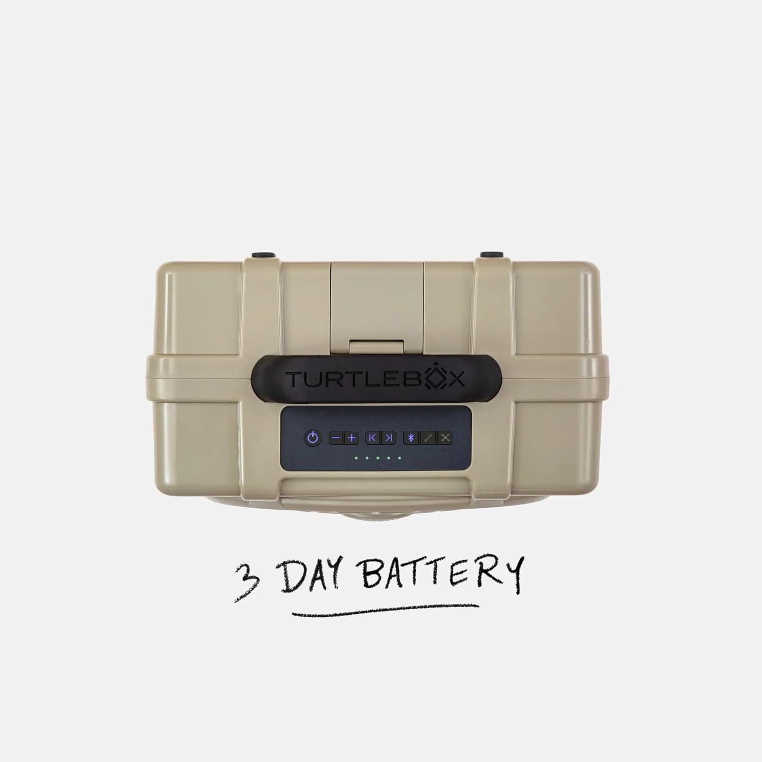 Turtlebox Original Gen 3: Portable Outdoor Bluetooth Speaker – Ultra-Loud (120dB), Waterproof (IP67), Rugged, Impact-Resistant, 3-Day Battery | Party Mode: Unlimited Pairing for Stereo Sound, Tan - Image 5