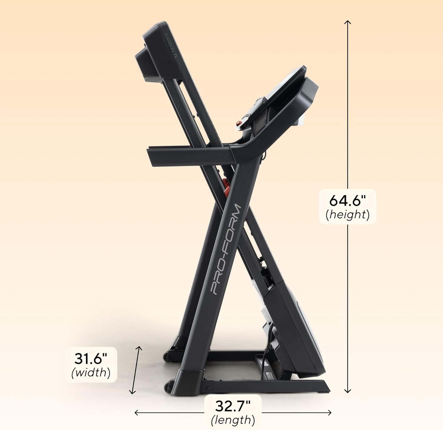 Proform Carbon Treadmills: Treadmills for Walking and Running with Built-in Fan and SpaceSaver Design - Image 7