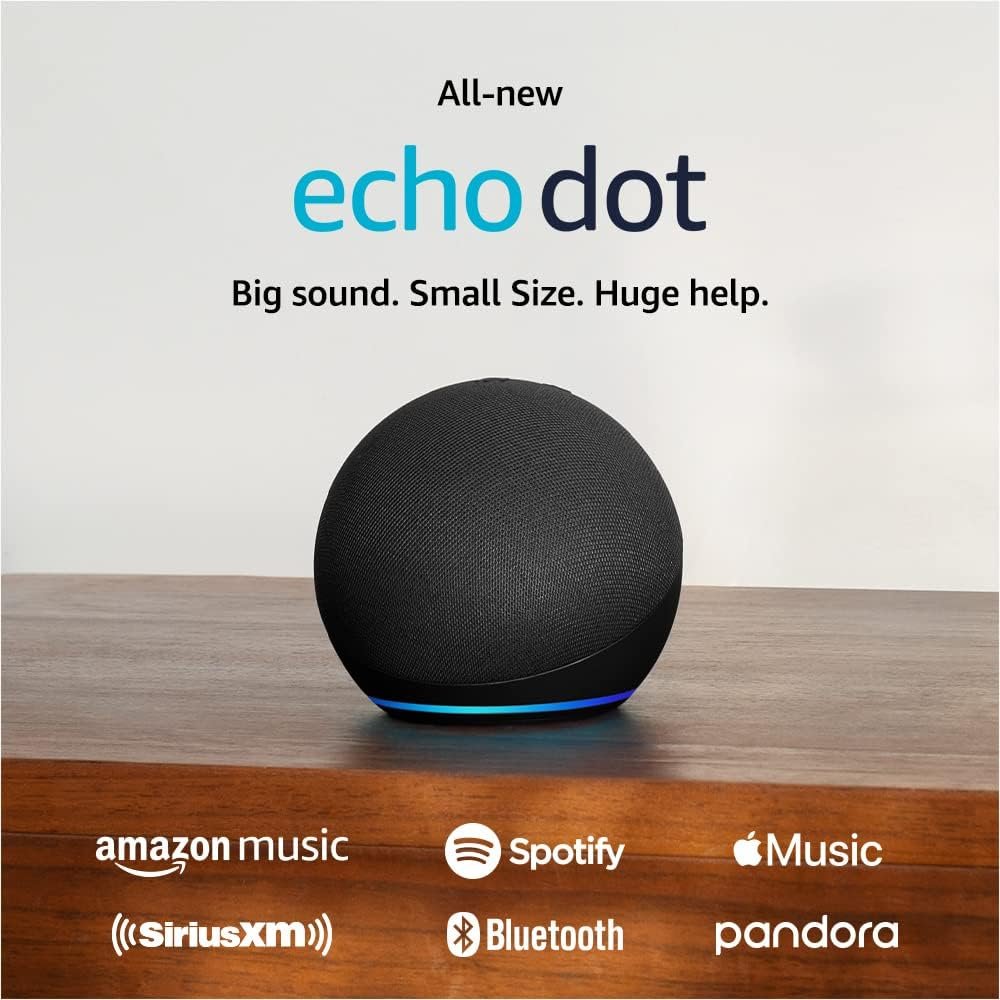 Echo Dot with Amazon Basics Smart Color Bulb - Image 4