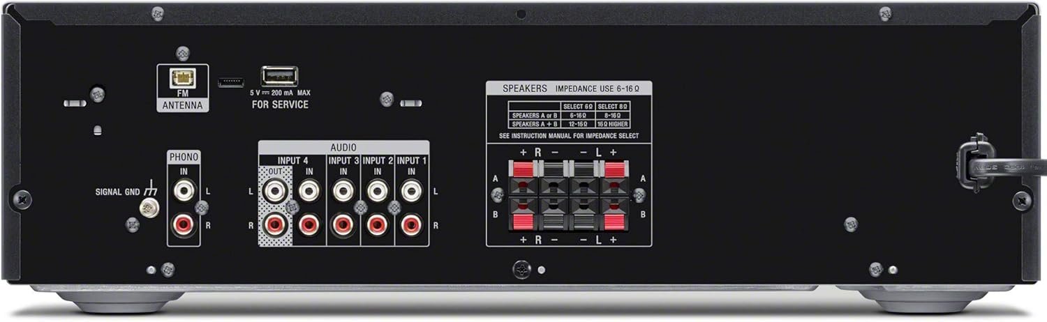 Sony STRDH190 2-ch Stereo Receiver with Phono Inputs and Bluetooth Bundle with 100ft of Speaker Wire and 5 Pairs of Banana Plugs (3 Items) - Image 7