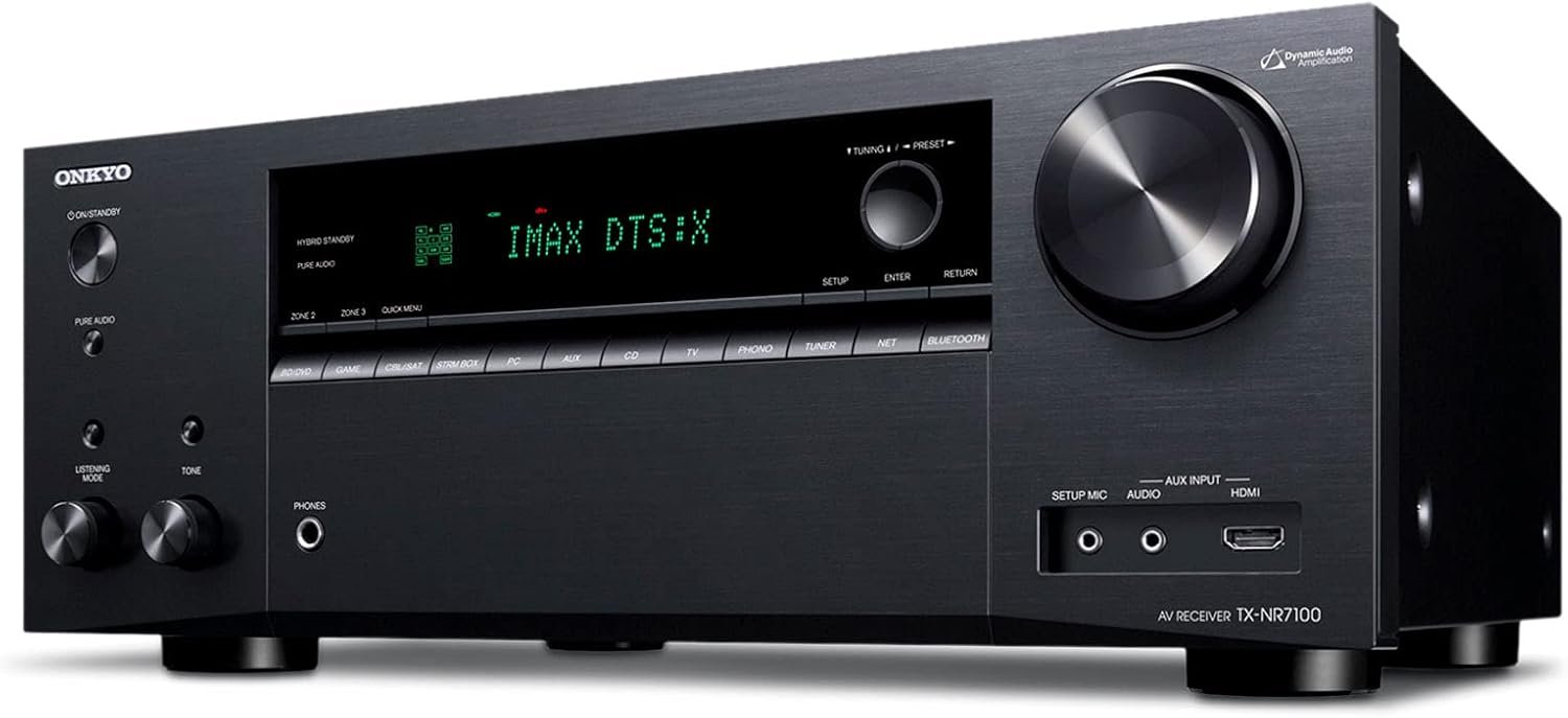 Onkyo TX-NR7100 9.2-Channel AV Receiver - 100 Watts Per Channel, Dirac Live Out of Box, Works with Sonos Certified, THX Certified and More - Image 3