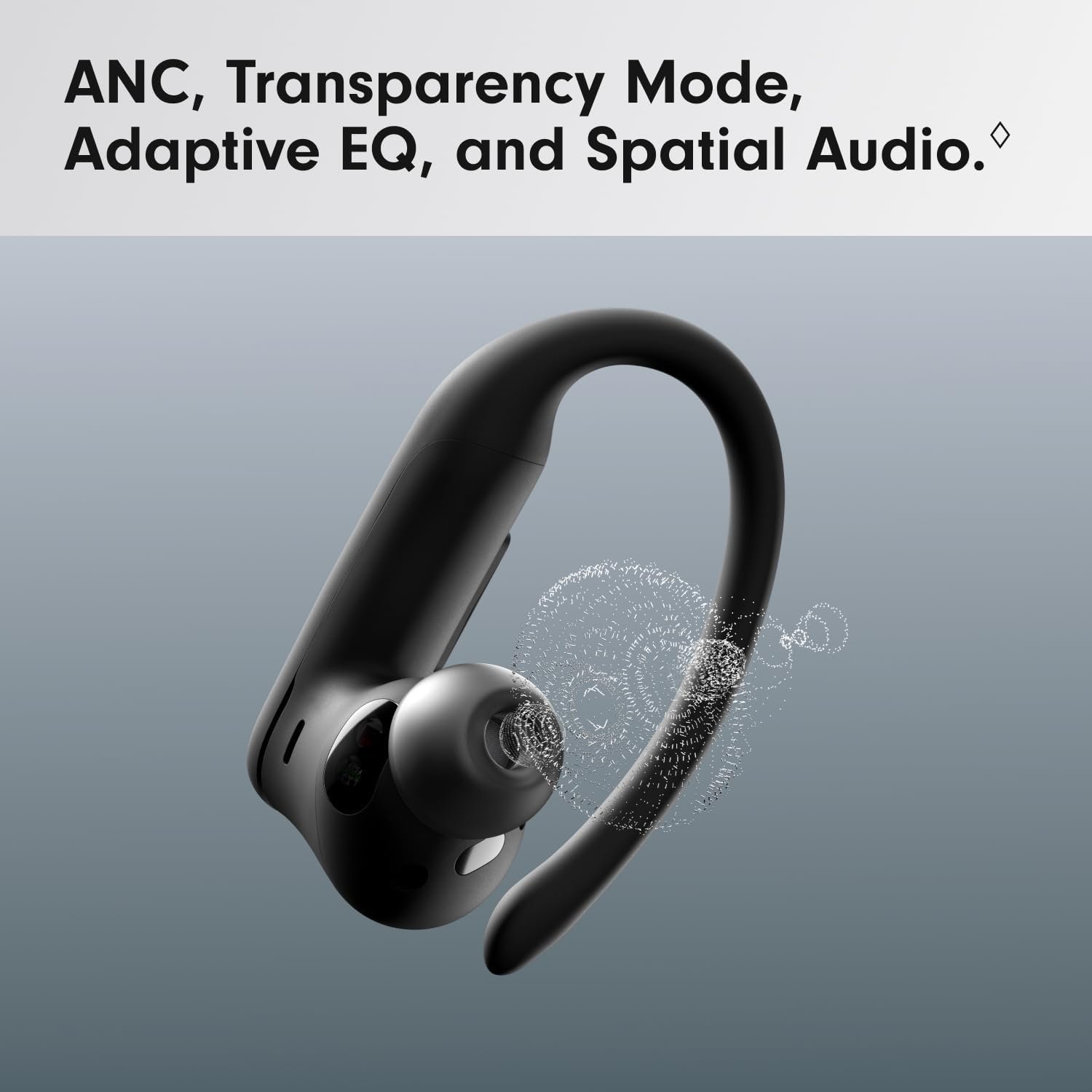 Beats Powerbeats Pro 2 - Wireless Noise Cancelling Workout Earbuds with Secure- Fit Earhooks, Up to 45-Hour Battery with Charging Case, Sweat & Water Resistant, Heart Rate Monitoring - Jet Black - Image 6