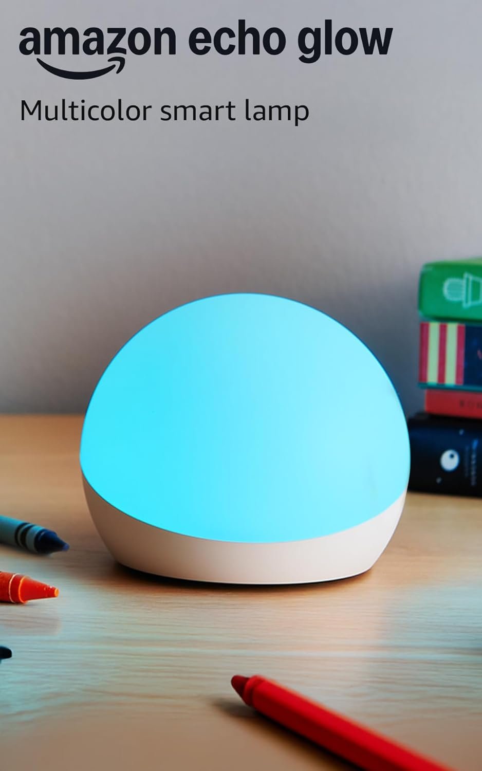 Echo Glow, Multicolor smart lamp, Works with Alexa | Millions of colors