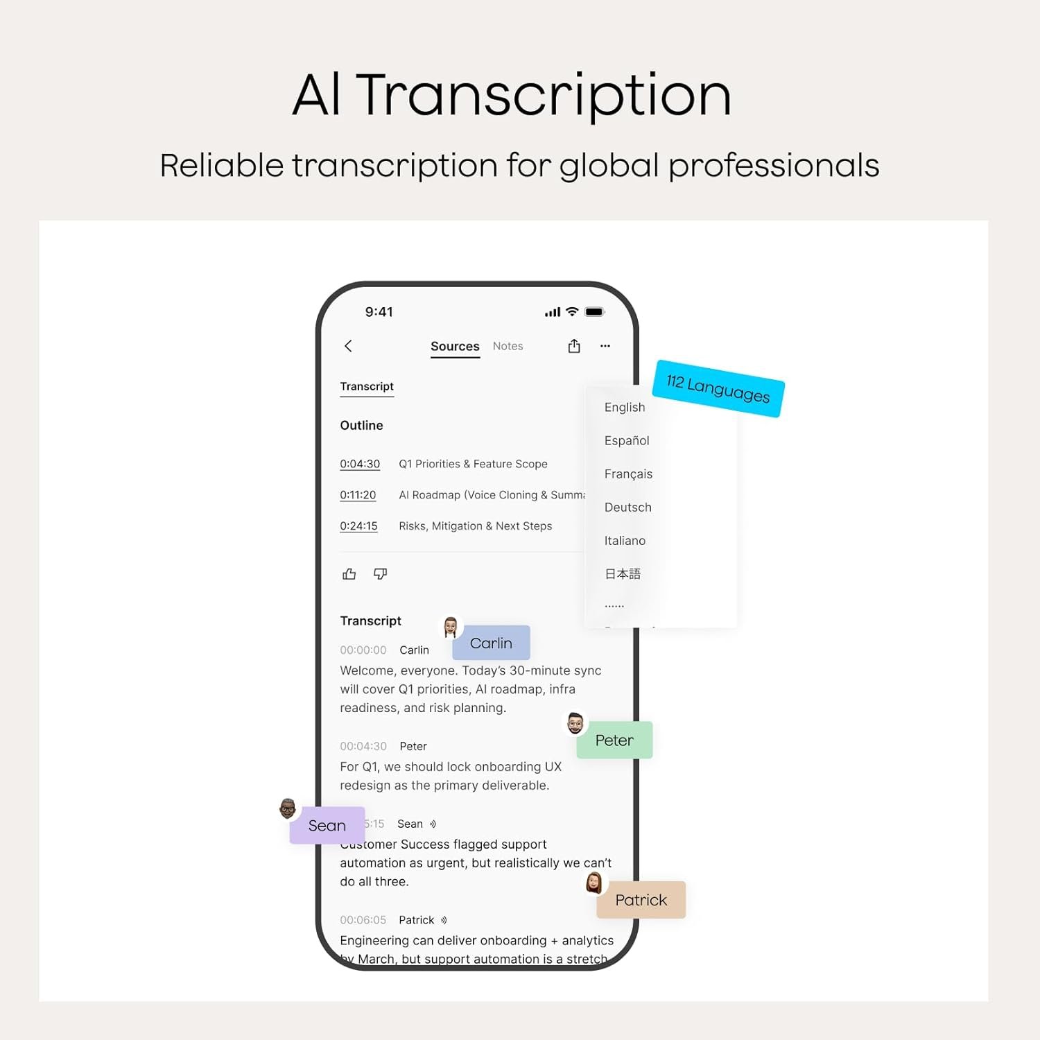 Plaud Note AI Voice Recorder, Voice Recorder w/Case, App Control, Transcribe & Summarize with AI Technology, Support 112 Languages, 64GB Memory, Lectures, Meetings, Calls, Black, Non-Pro Version - Image 5