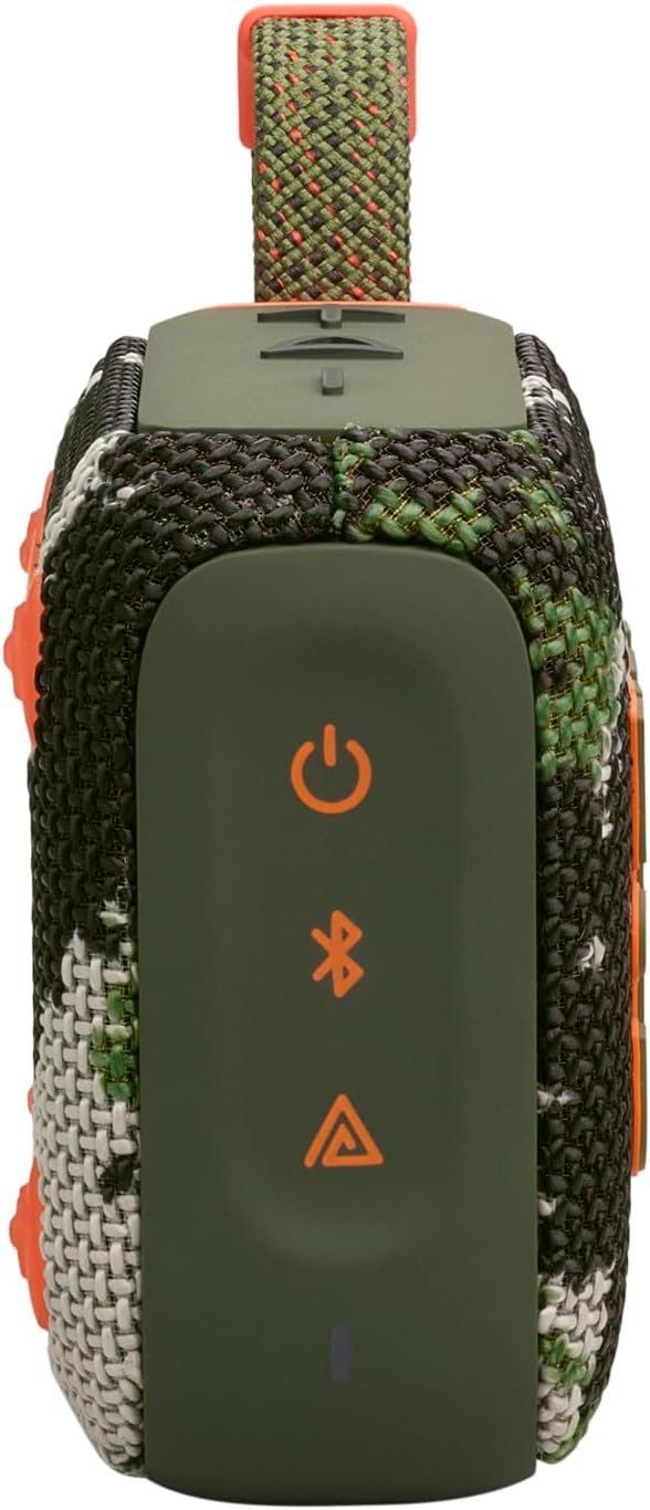 JBL Go 4 - Ultra-Portable, Waterproof and Dustproof Bluetooth Speaker, Big JBL Pro Sound with Punchy bass, 7-Hour Built-in Battery, Made in Part with Recycled Materials (Squad) - Image 3