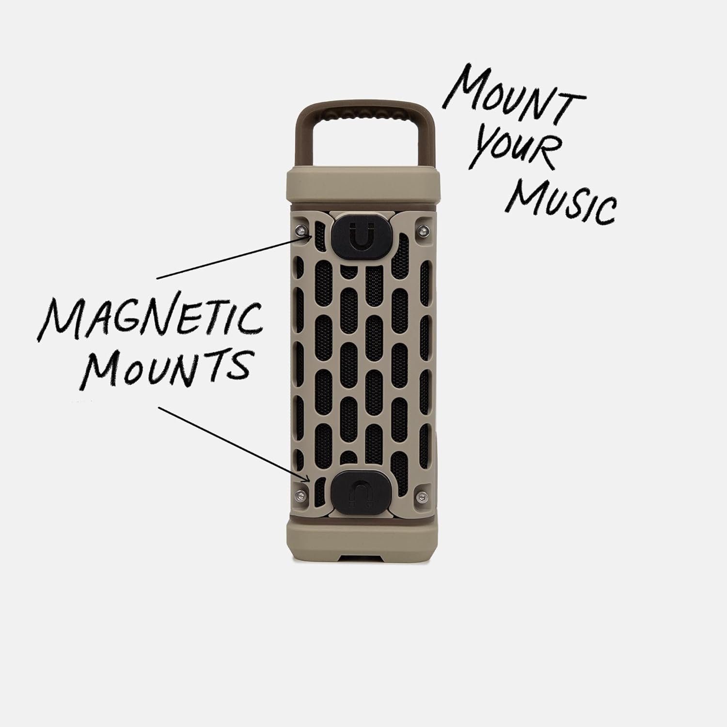 Turtlebox Ranger: Loud! Outdoor Portable Bluetooth 5.4 Speaker | Rugged, Waterproof, Ultra-Portable | Plays to 105db, Deep Bass, Shockproof, Unlimited Pairing for Full Stereo Experience, Tan - Image 4