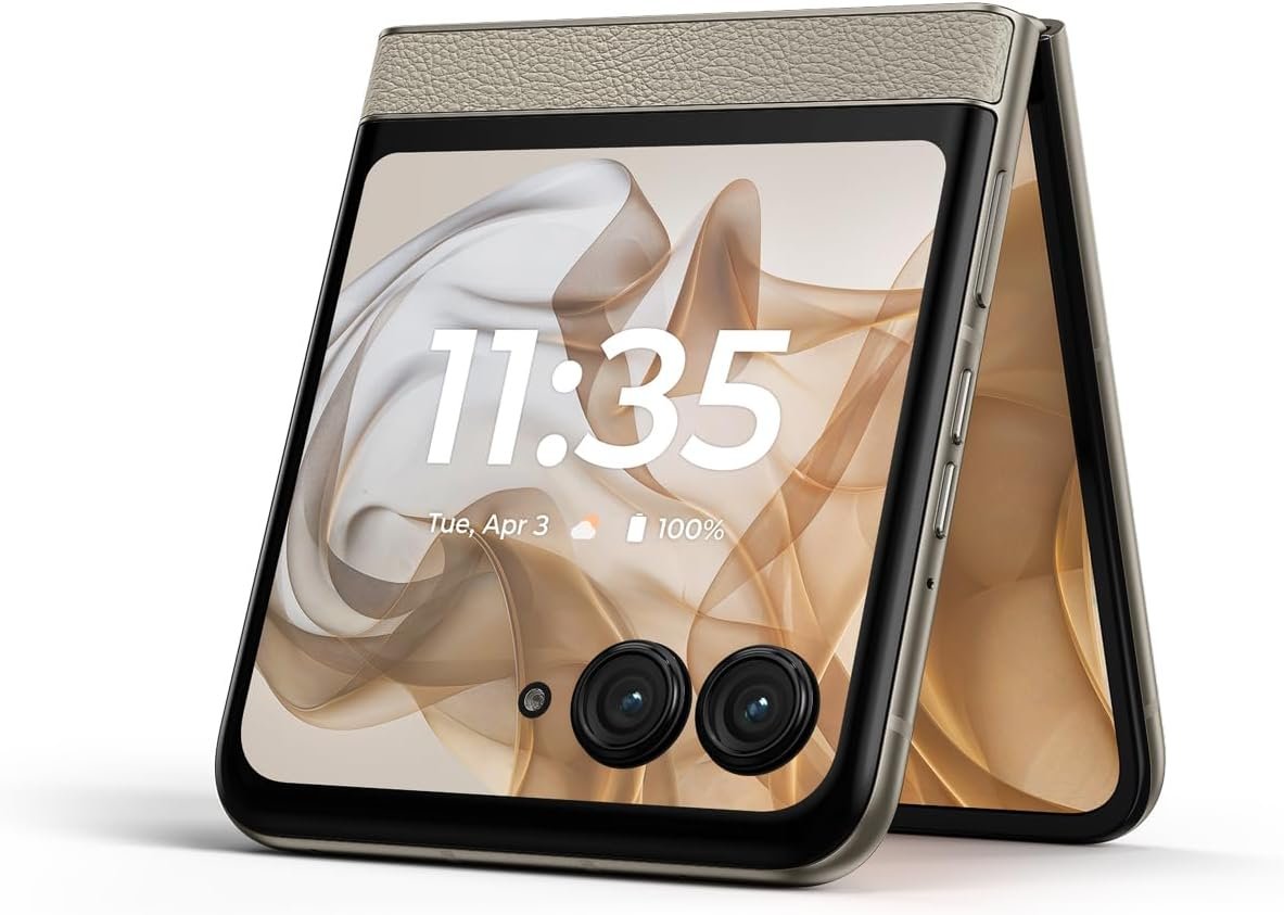 Motorola razr | 2024 | Unlocked | Made for US 8/256GB | 50MP Camera | Beach Sand - Image 5