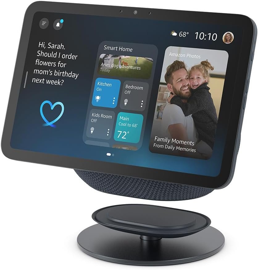 Amazon Echo Show 8 (2025 release) with Amazon Adjustable Stand | Graphite