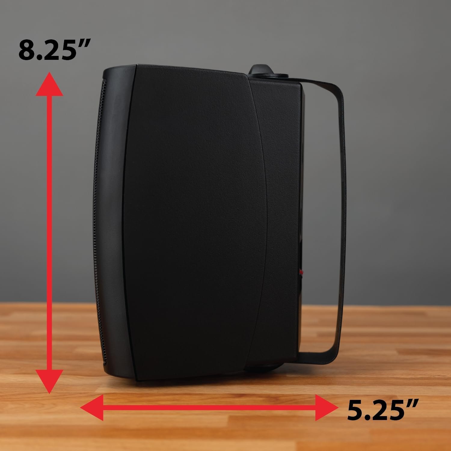Dual Electronics LU43PB 4" 3-Way High Performance Outdoor Indoor Wired Speakers | Effortless Set Up | Home, Pool, Patio, Garage Use | Weather & UV Resistant | Expansive Stereo Sound Coverage | Black - Image 5