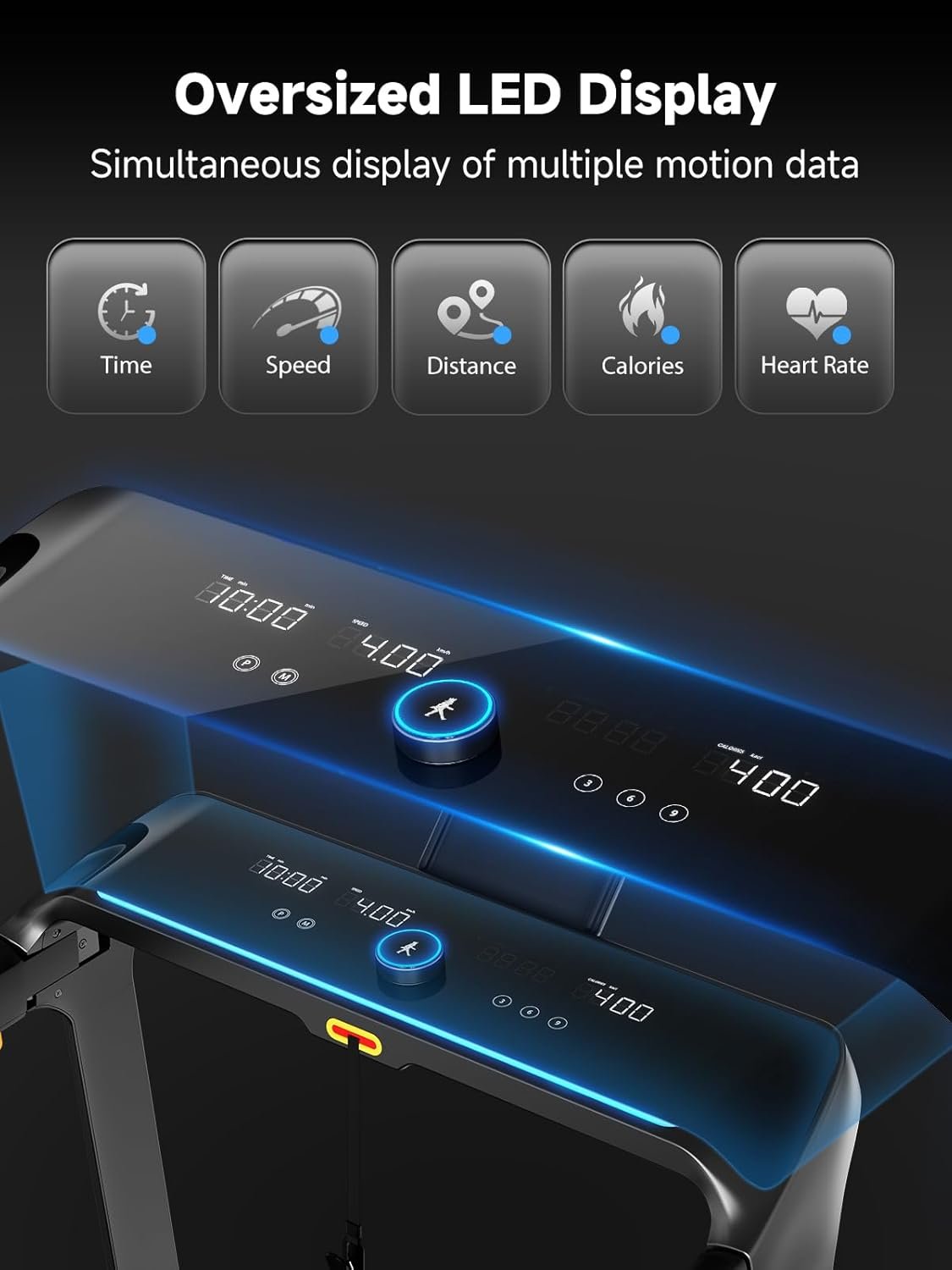 WALKINGPAD X Series Folding Treadmills for Home, Smart Vertical Fold, LED Display, No Assembly - Image 4