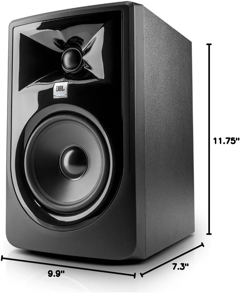 (2) JBL 305P MkII 5" 2-Way Active Powered Studio Reference Monitors Speakers - Image 11