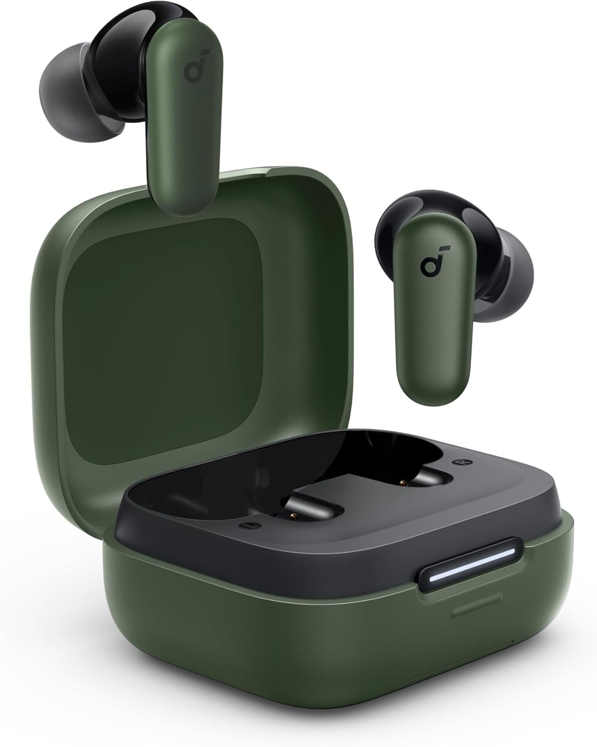 Soundcore P30i by Anker Noise Cancelling Earbuds, Strong and Smart Noise Cancelling, Powerful Bass, 45H Playtime, 2-in-1 Case and Phone Stand, IP54, Wireless Earbuds, Bluetooth 5.4 (Green) - Image 6