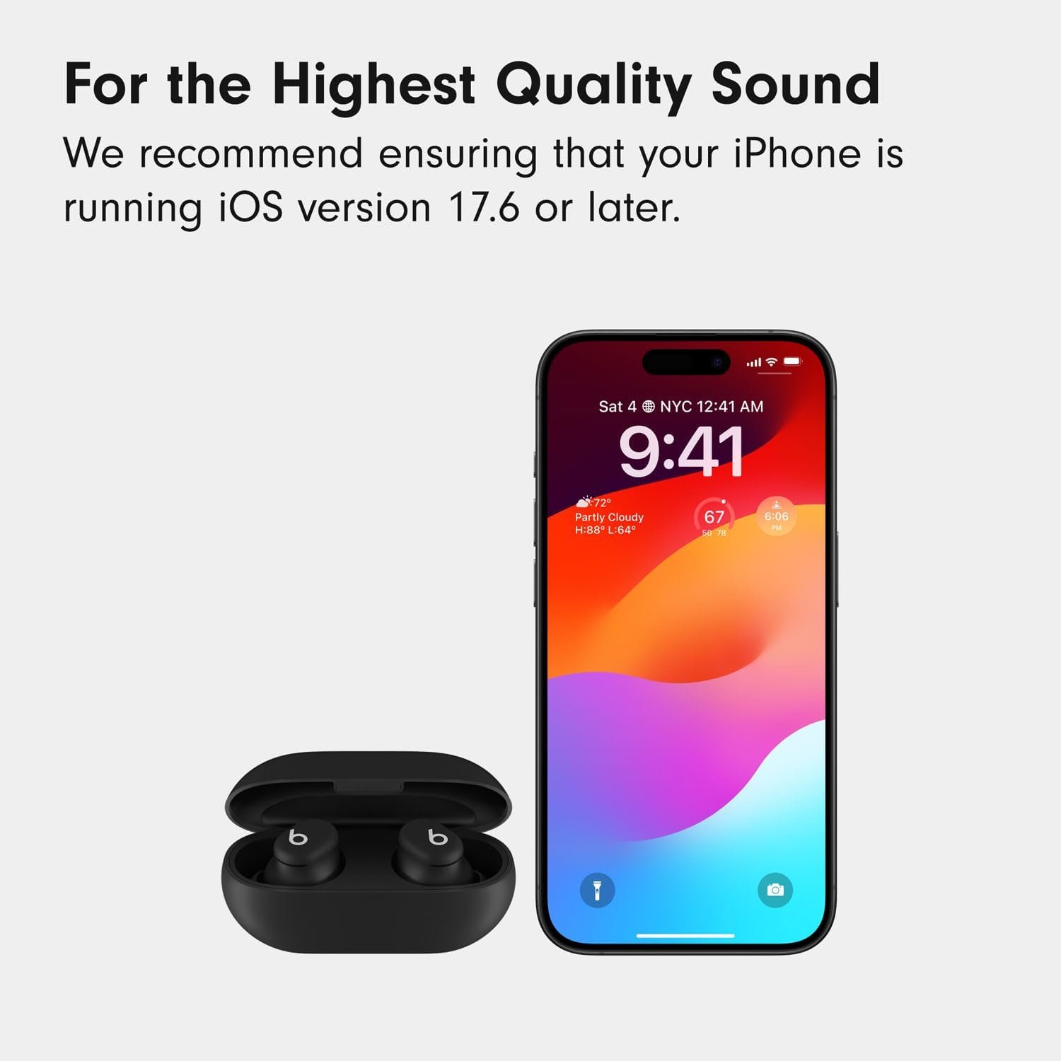 Beats Solo Buds - Wireless Bluetooth Earbuds | 18 Hours of Battery Life | Apple & Android Compatibility | Built-in Microphone - Matte Black - Image 8