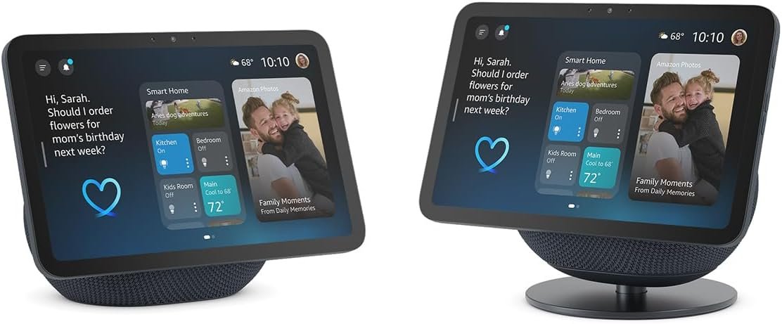 Amazon Echo Show 8 (2025 release) with Amazon Adjustable Stand | Graphite - Image 2