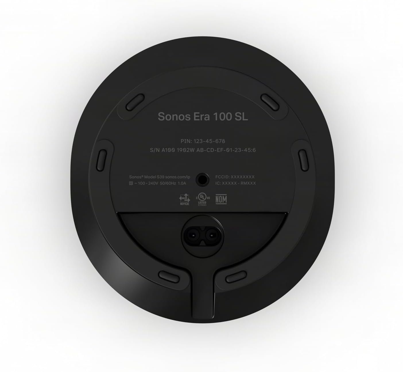 Sonos Era 100 SL - Compact, Microphone-Free Speaker with WiFi, Bluetooth - Black - Image 4