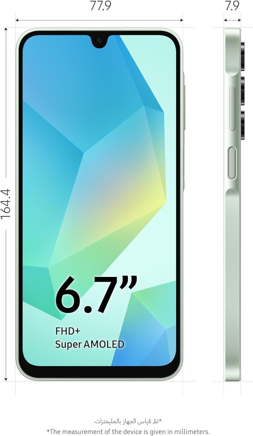 SAMSUNG Galaxy A16 4G LTE (128GB + 4GB) International Model SM-A165F/DS Factory Unlocked 6.7" Dual Sim 50MP Dual Cam (Case Bundle) (Light Green) - Image 3