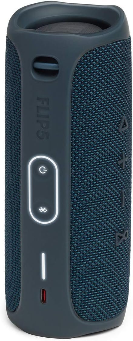 JBL FLIP 5, Waterproof Portable Bluetooth Speaker, Blue, 3.6 x 3.6 x 8.5 - Image 3