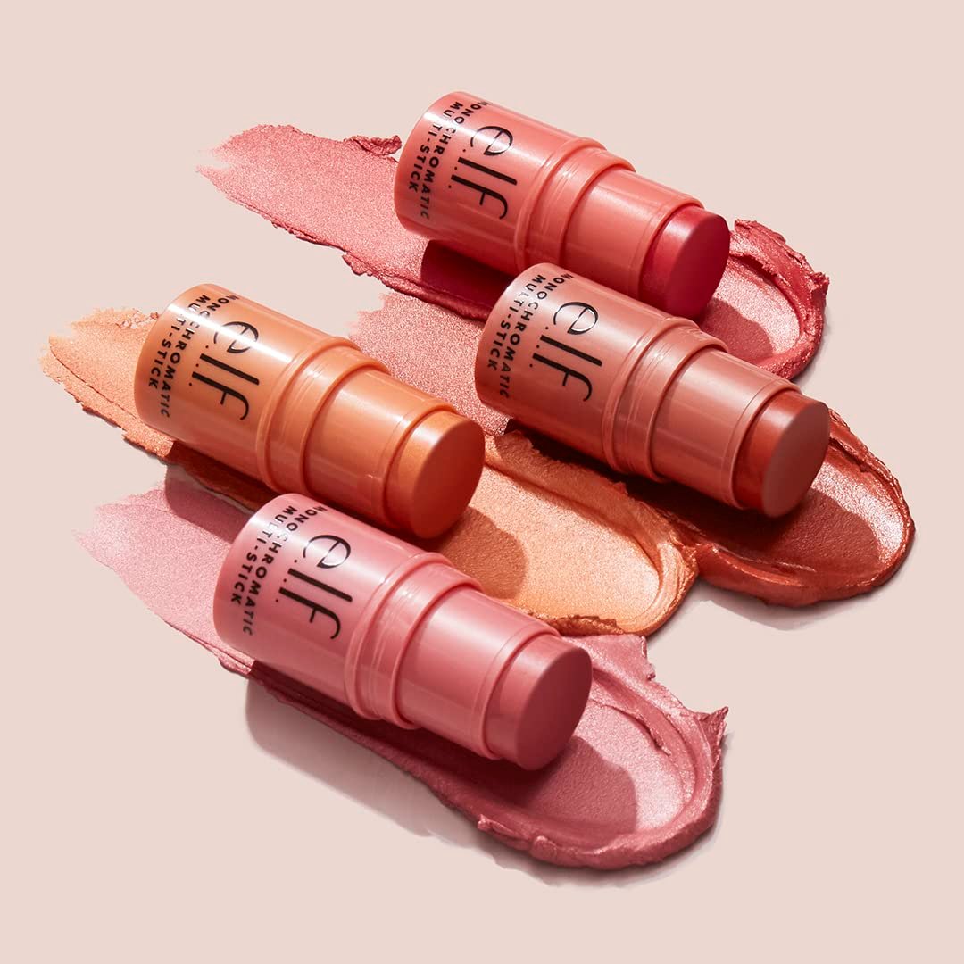 e.l.f., Monochromatic Multi Stick, Creamy, Lightweight, Versatile, Luxurious, Adds Shimmer, Easy To Use On The Go, Blends Effortlessly, Sparkling Rose, 0.17 Oz - Image 5