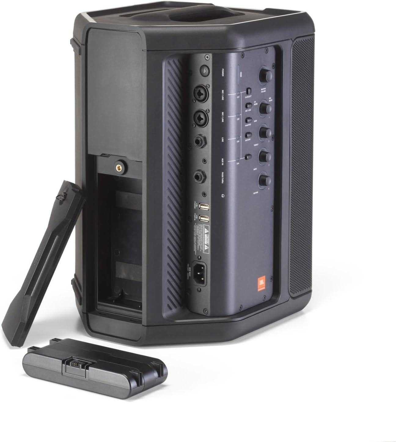JBL Professional EON ONE Compact Ultra-Portable Battery Powered Wireless PA Speaker System with Bluetooth, Professional 4-Channel Mixer, and Lexicon Effects. Black - Image 4