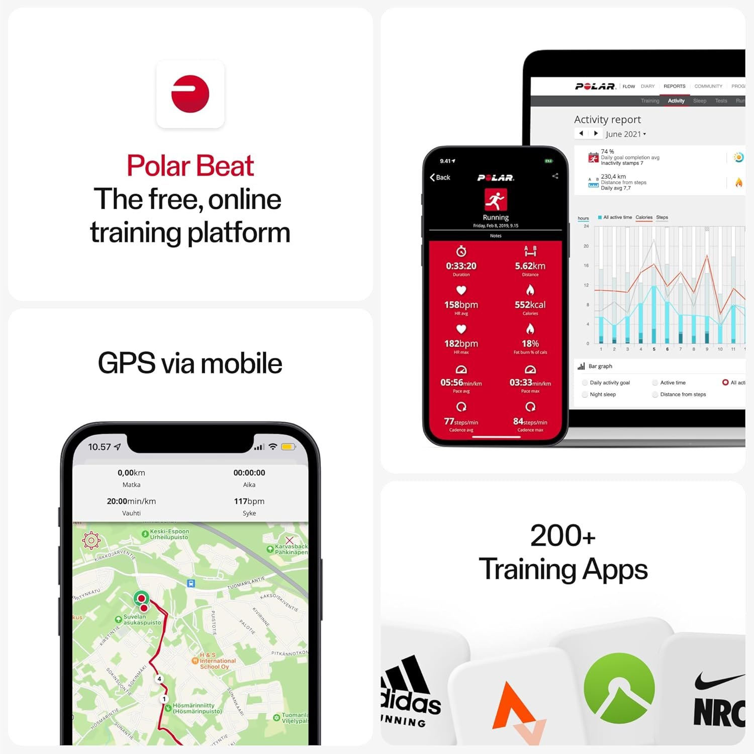 Polar H10 Heart Rate Monitor Chest Strap - ANT + Bluetooth, Waterproof HR Sensor for Men and Women - Image 6