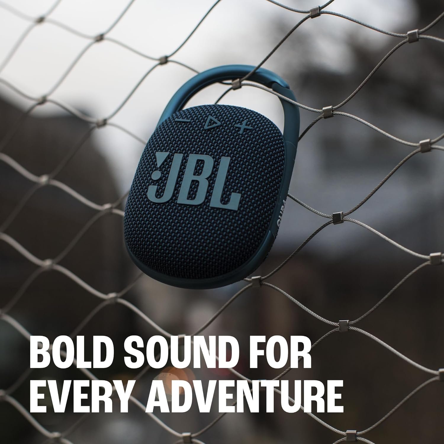 JBL Clip 4 - Portable Mini Bluetooth Speaker, big audio and punchy bass, integrated carabiner, IP67 waterproof and dustproof, 10 hours of playtime, speaker for home, outdoor and travel (Blue) - Image 3