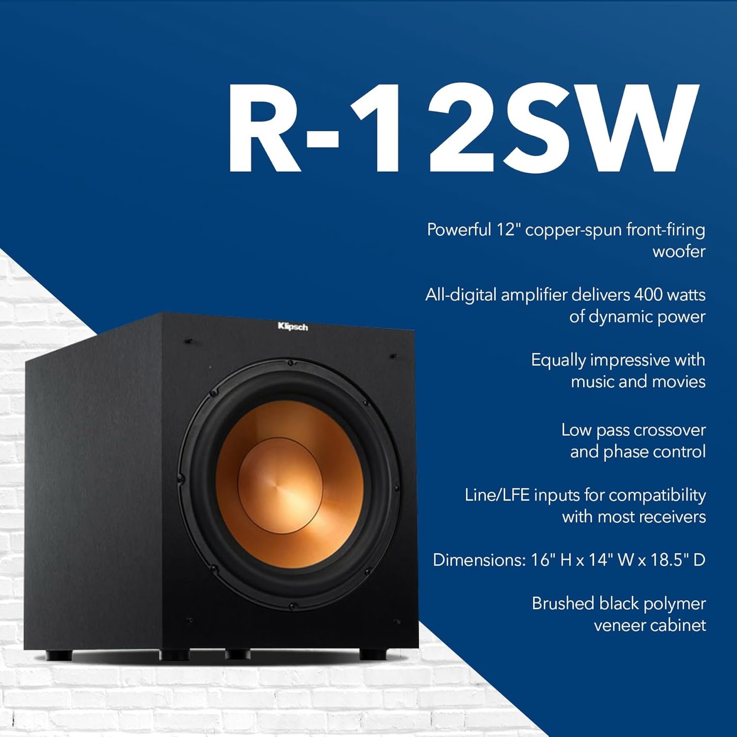 Klipsch Reference 5.2 Home Theater System, Bundle 2X R-625FA Floorstanding 2X R-12SW Subwoofer, R-52C Center, R-41M Bookshelf Speakers, and Yamaha RX-A2AB 7.2-Channel AV Receiver - Image 4