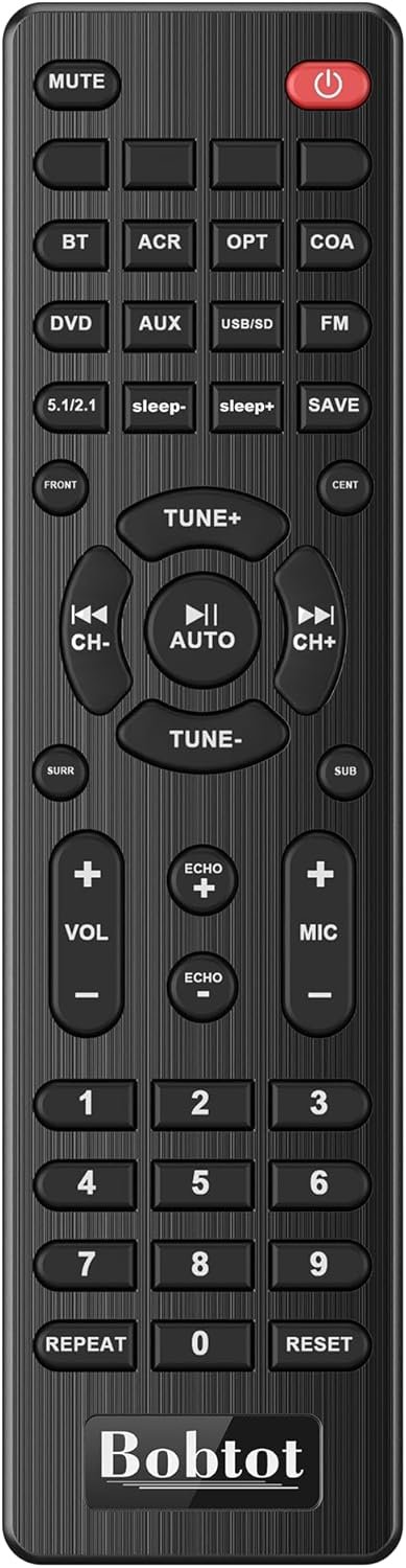 Bobtot Surround Sound Systems Home Theater System - 800 Watts Peak Power 6.5" Subwoofer 5.1 Wired Stereo Speakers Strong Bass with ARC Optical AUX Bluetooth Input - Image 8