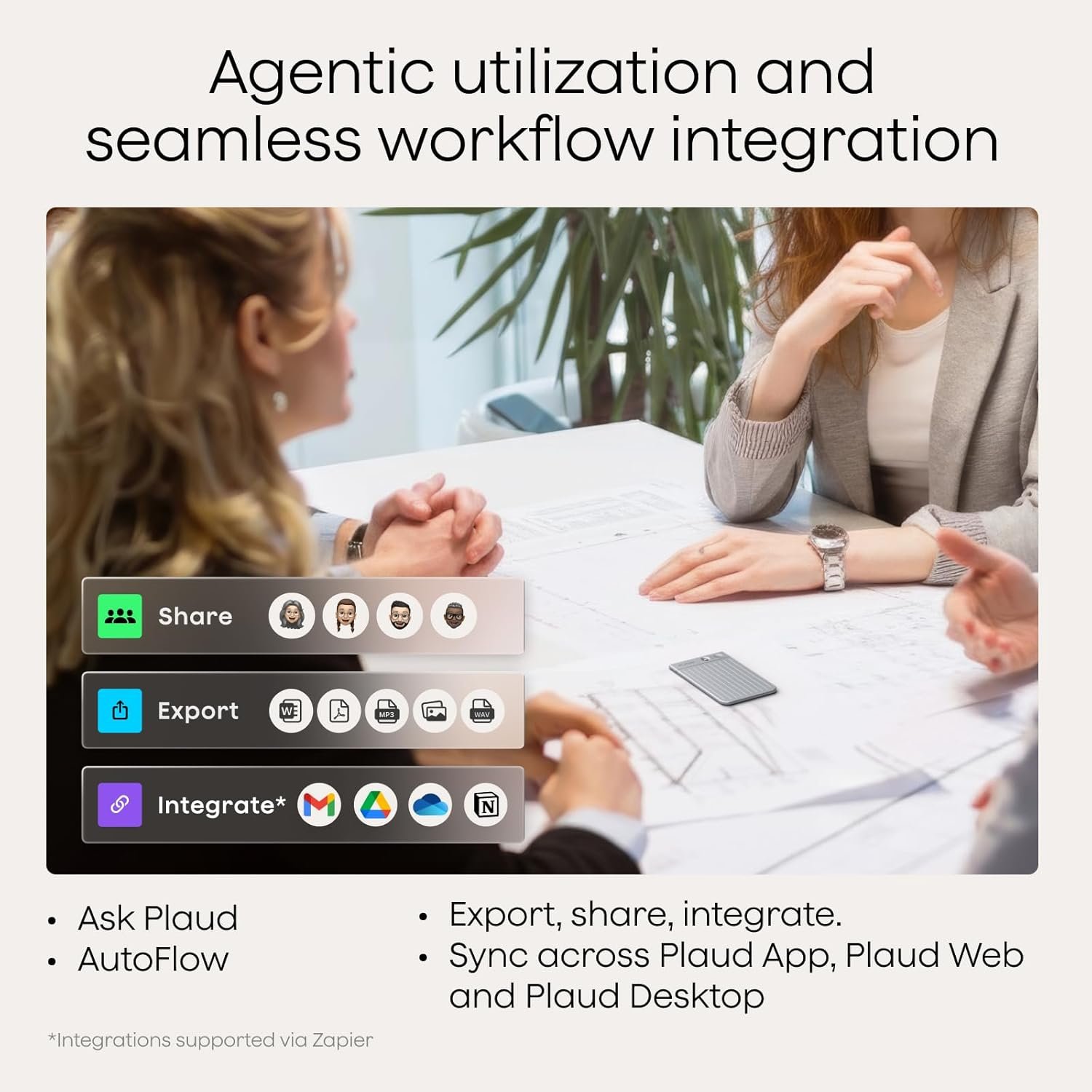 Plaud Note AI Voice Recorder, Voice Recorder w/Case, App Control, AI Transcribe & Summarize, Support 112 Languages, 64GB, Audio Recorder for Lectures, Meetings, Calls, Silver, Non-Pro Version - Image 6