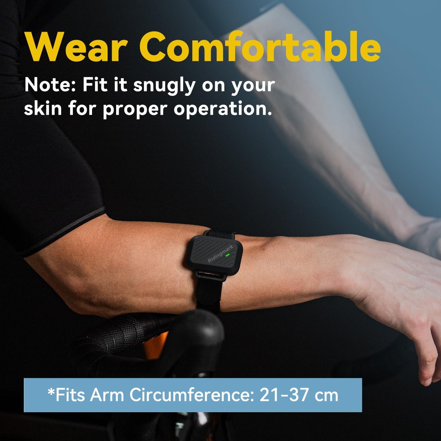 Heart Rate Monitor Armband, Bluetooth 5.0/ANT+ HR Monitor, Rechargeable Fitness Tracker with 110 Hour Battery Life, HR Zone LED Indicator, IPX6 Waterproof, for Running, Cycling, Exercise, Other Sports - Image 6