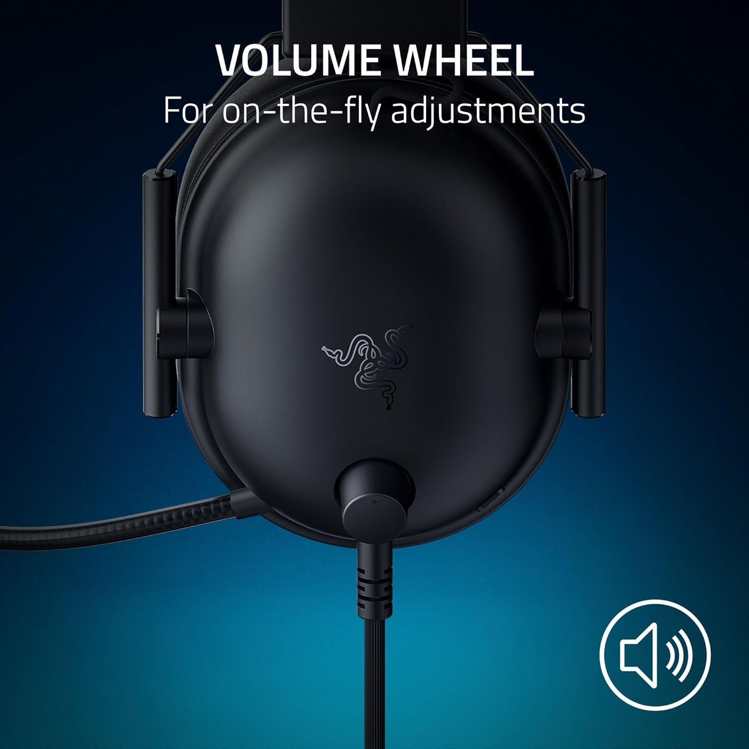 Razer BlackShark V2 X PlayStation Gaming Headset: 50mm Drivers - Cardioid Mic - Lightweight - Comfortable, Noise Isolating Earcups - for PS5, Xbox Series X, PC, Switch via 3.5 mm Audio Jack - Black - Image 6
